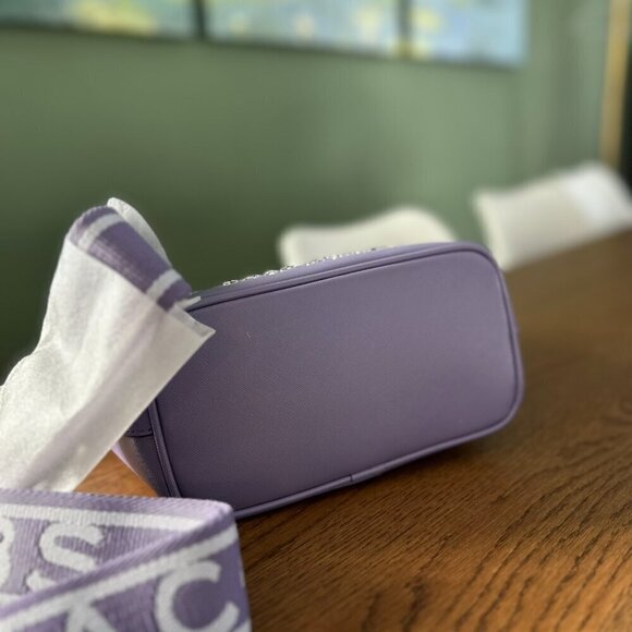 NEW! NWT! Marc Jacobs Trademarc  Mini Tote Crossbody -Lavender Soffiano Leather - Picture 5 of 10